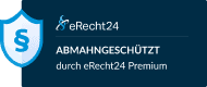 Erecht24 Seal warning protection Quer Dark Klein Version 1 1